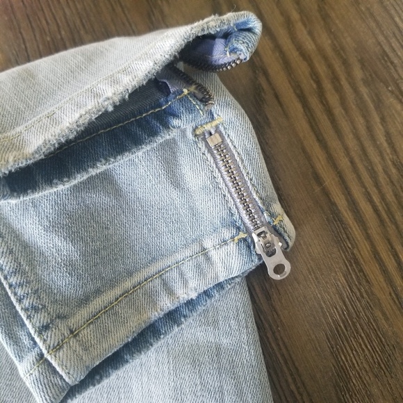 Zara basic distressed Midrise skinny jean size 4 - Picture 8 of 8